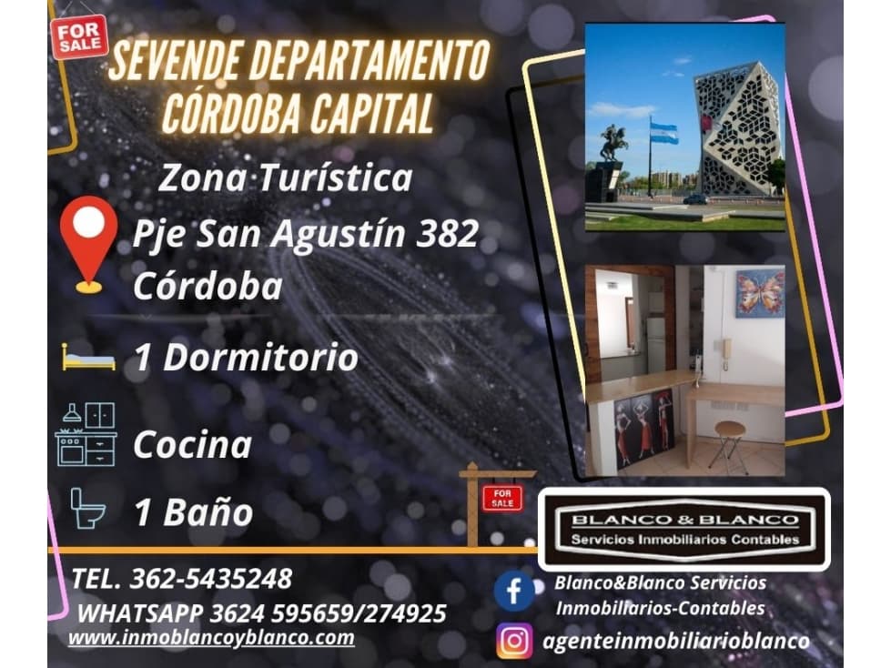 Se Vende departamento de un dormitorio en Córdoba Capital - 1