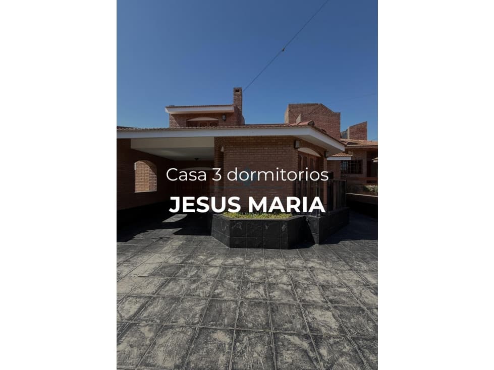 VENTA-CASA 3 DORM+GRAN QUINCHO-JESUS MARIA - 1