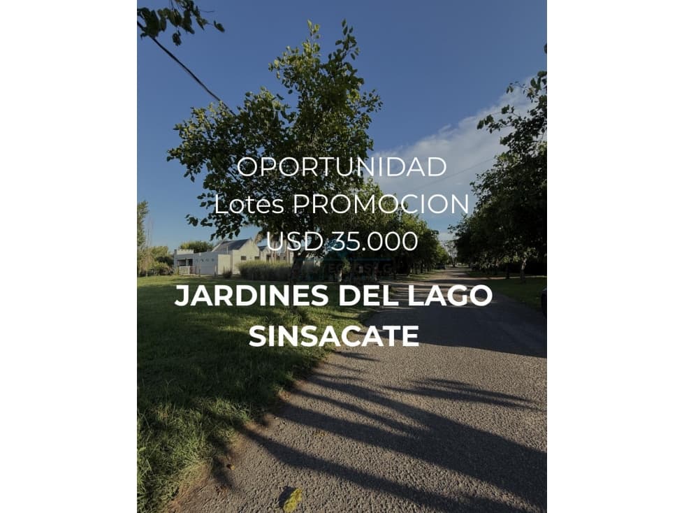 VENTA | LOTE EN JARDINES DEL LAGO- SINSACATE - 1