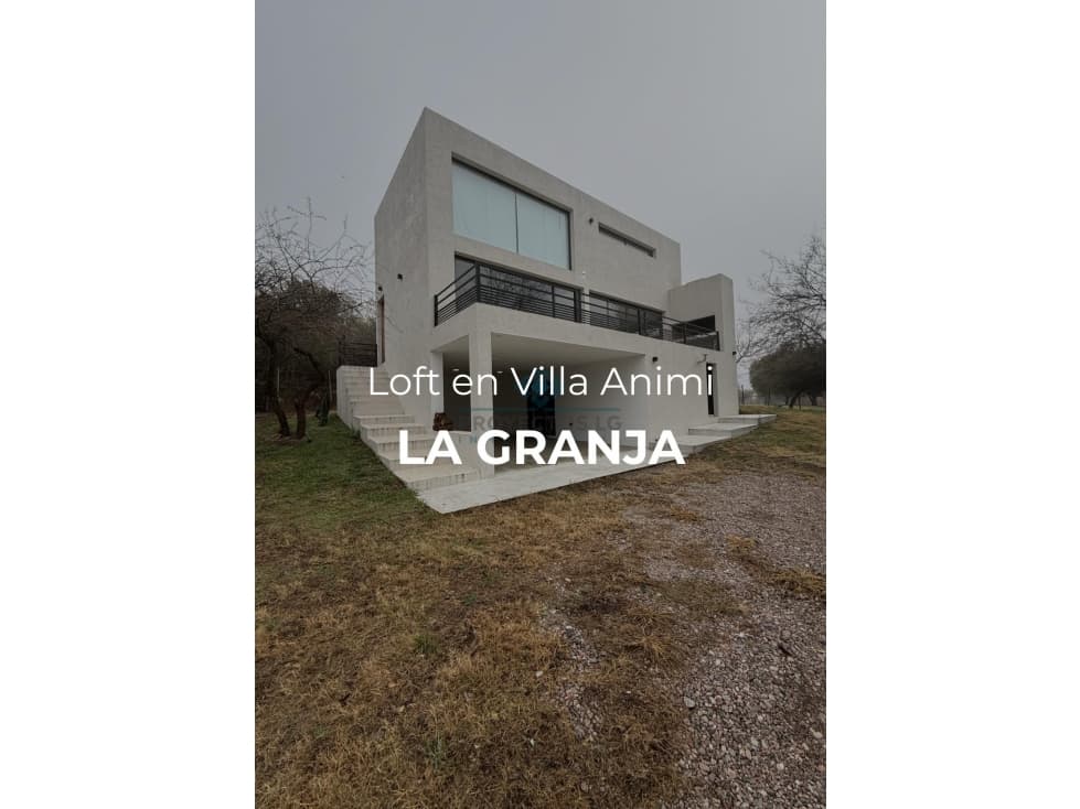 VENTA-CASA LOFT A ESTRENAR EN VILLA ANIMI+PILETA-LA GRANJA - 1