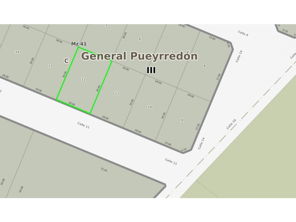 Lote 540m2- Colinas Verdes - 1