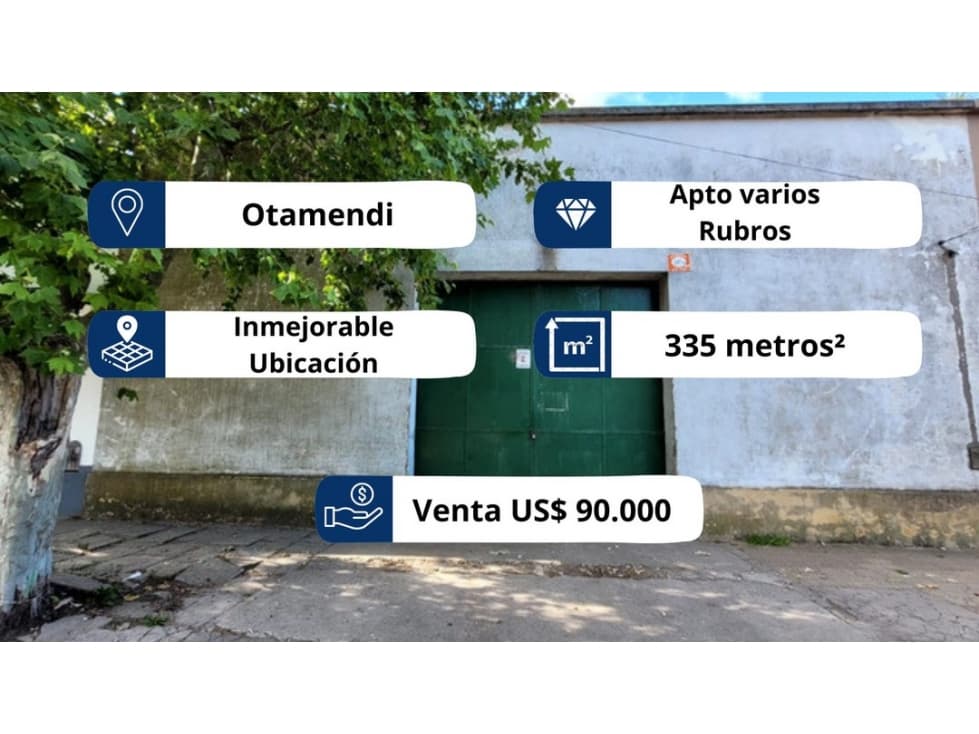 Se vende Galpón en Otamendi en inmejorable ubicación. - 1