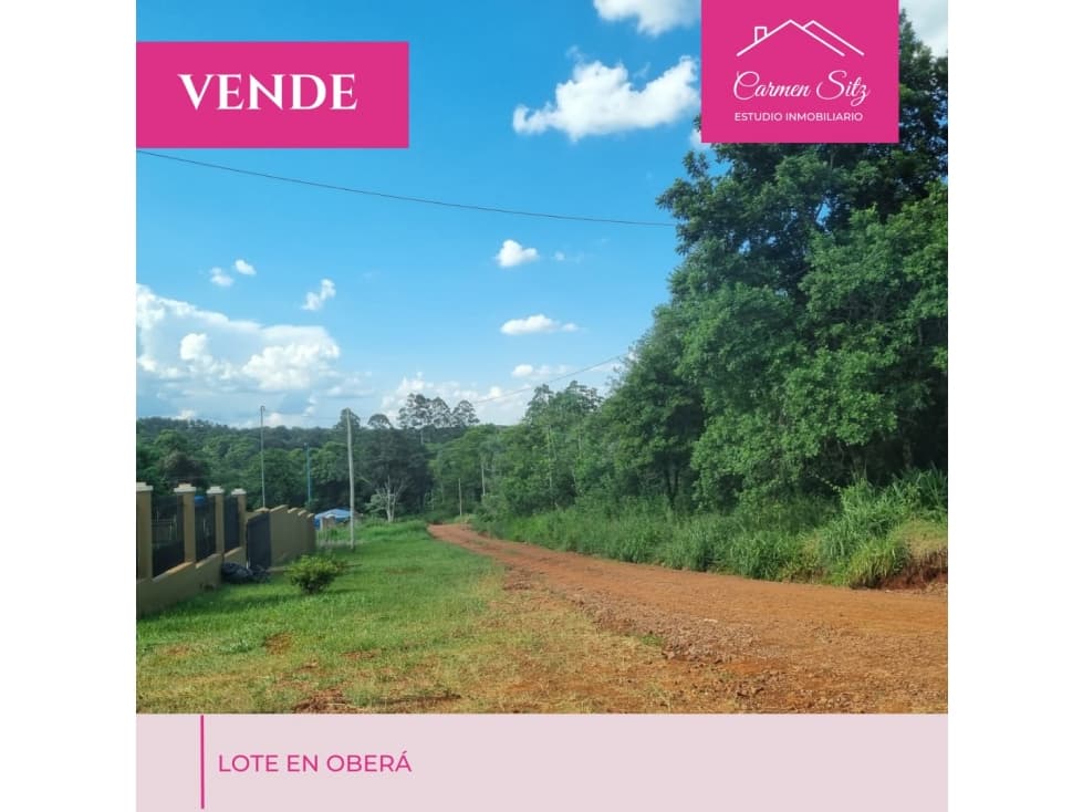 Terrenos a la venta a 700 m de las Termas en Oberá - 1