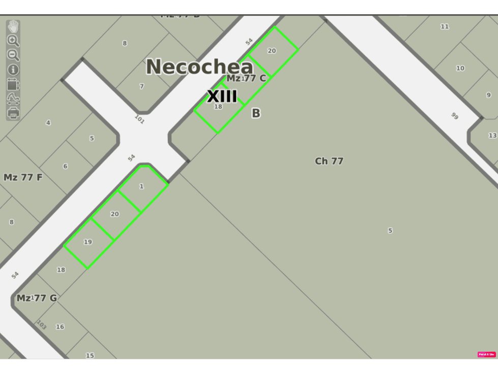terrenos de 20 metros de frente en block o individuales - 1