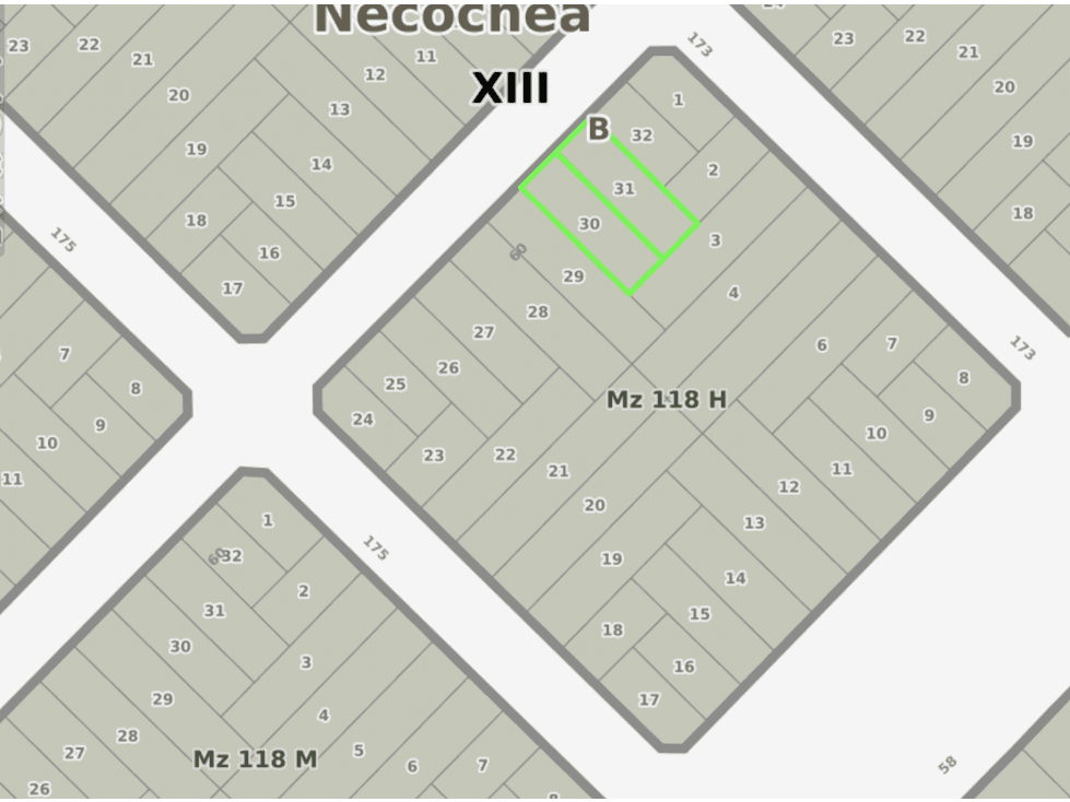 terreno parque calle 60 entre 173 y 175 - 1