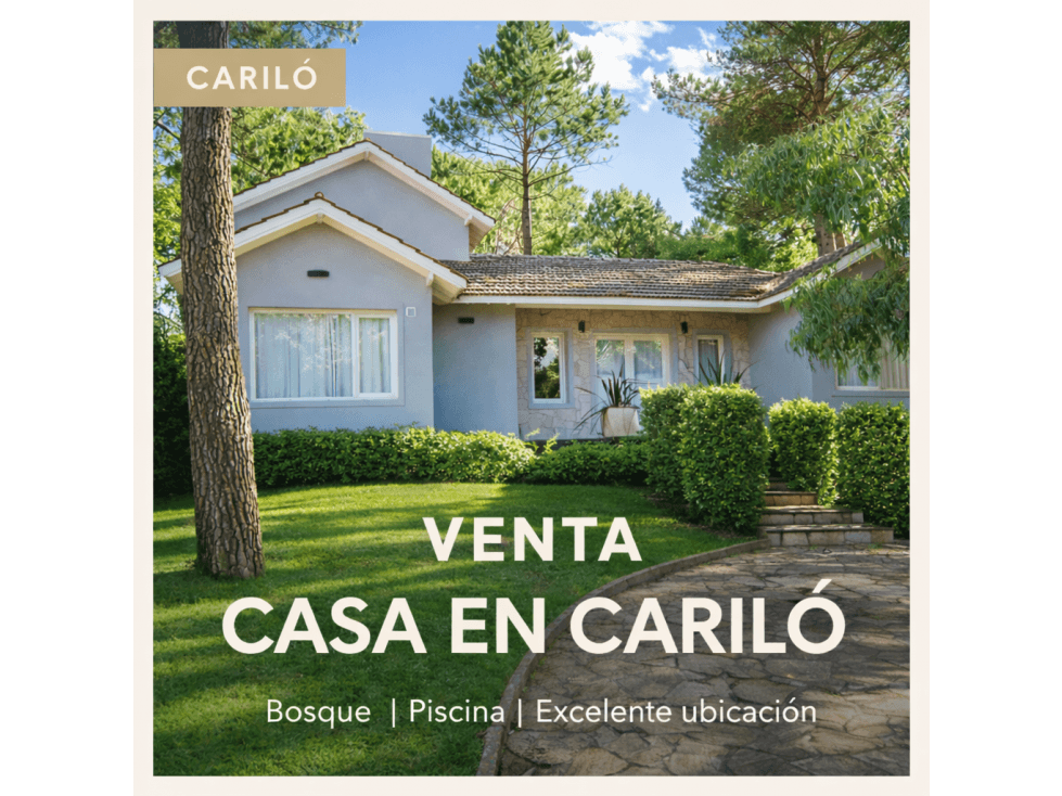 CARILO CASA EN VENTA - 1
