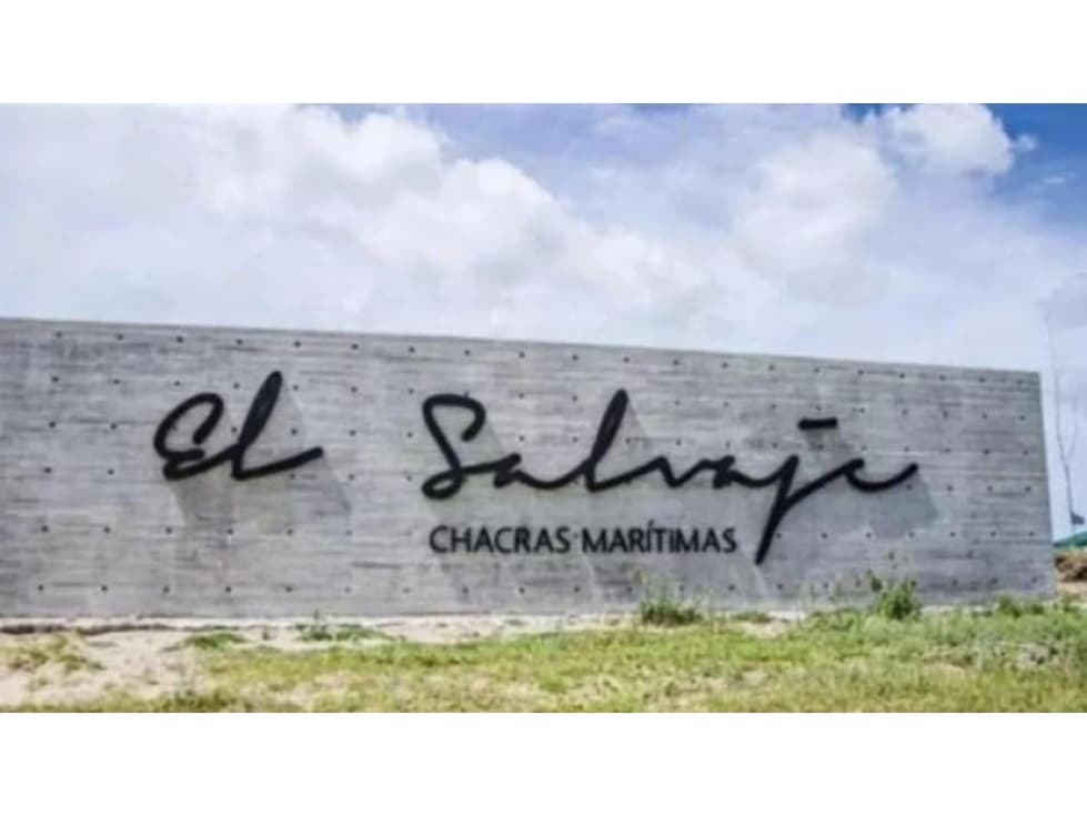LOTE EN VENTA EN EL SALVAJE CHACRAS MARITIMAS - 1