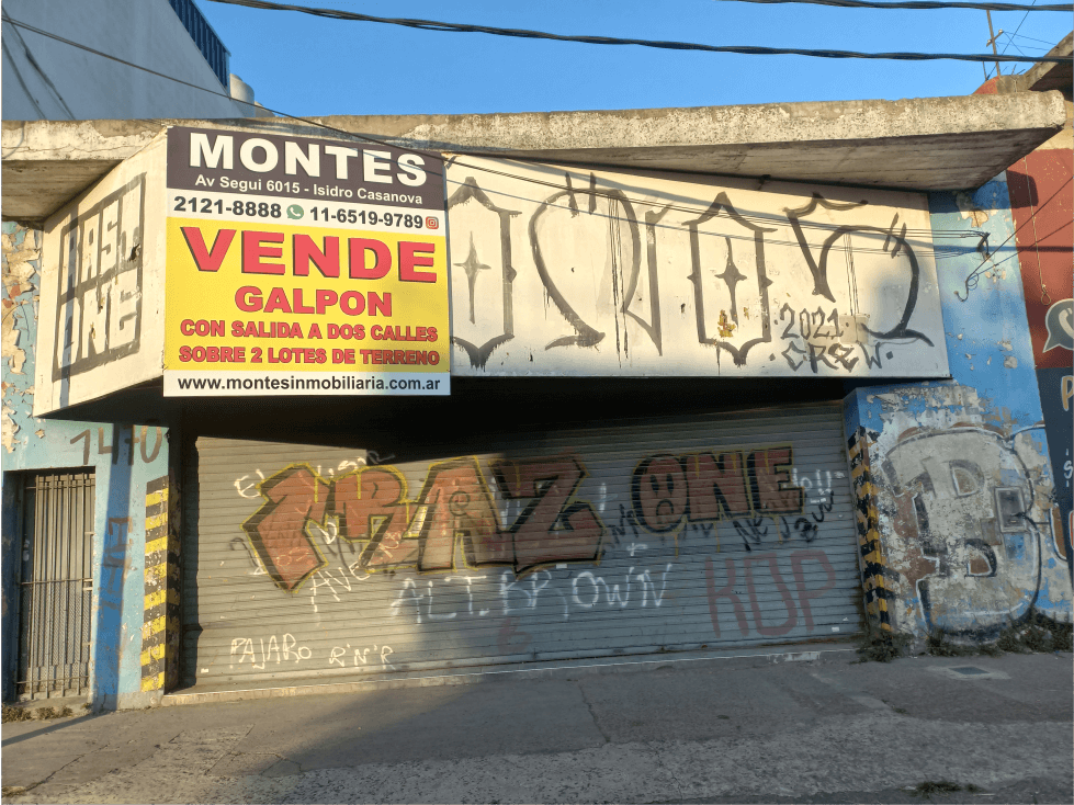 GALPON SOBRE 2 LOTES - 1