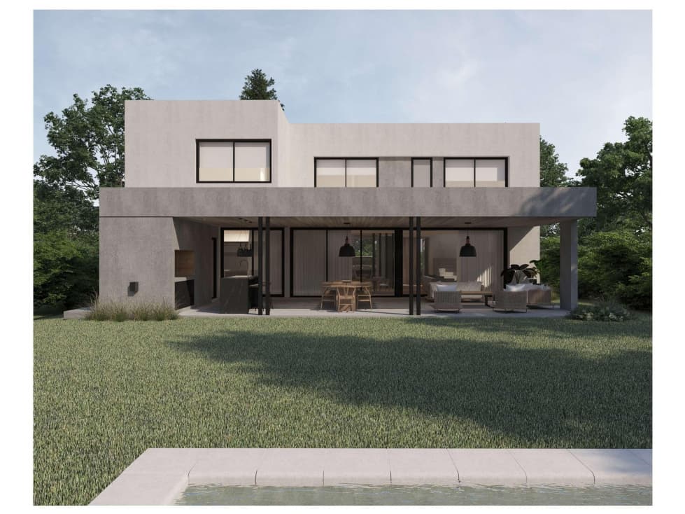 Casa en construcción Barrio Cerrado Vida, Funes | 3 dorm + suite - 1