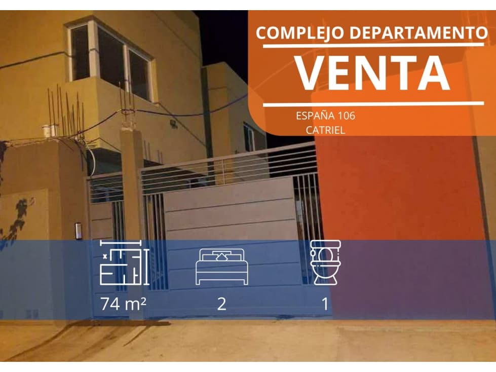 VENTA COMPLEJO DEPARTAMENTO CATRIEL - 1