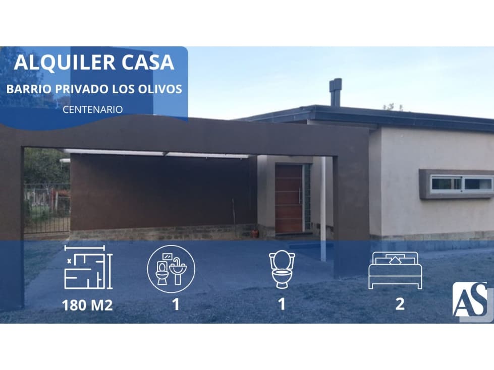 ALQUILER CASA BARRIO PRIVADO "LOS OLIVOS" - 1