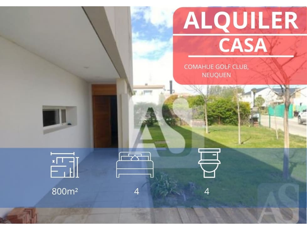 ALQUILER CASA COMAHUE GOLF CLUB - 1