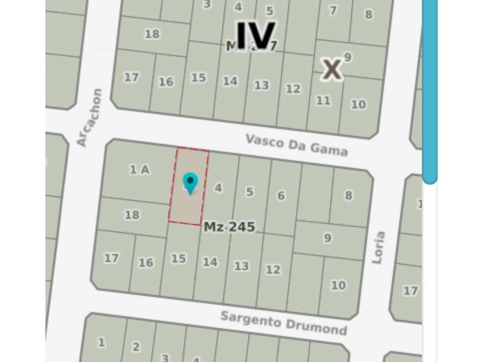TERRENO EN VENTA - VALERIA DEL MAR VASCO DA GAMA - 1