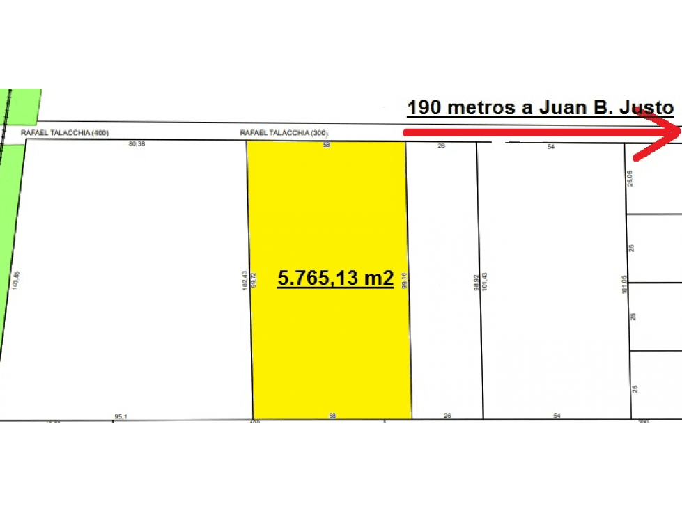 LOTE 5765 m2 A METROS DE AV Juan B Justo ZONA NORTE ciudad Cordoba - 1