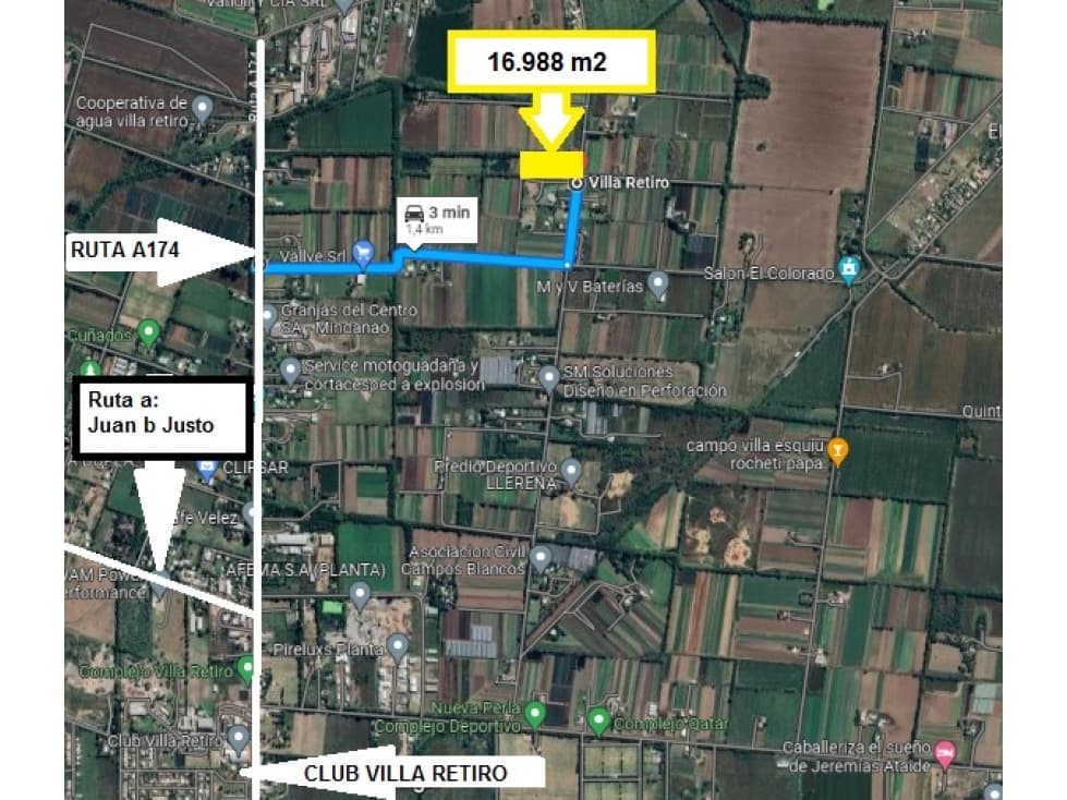 HERMOSO LOTE 16.988 M2 VILLA RETIRO CORDOBA CAPITAL - 1