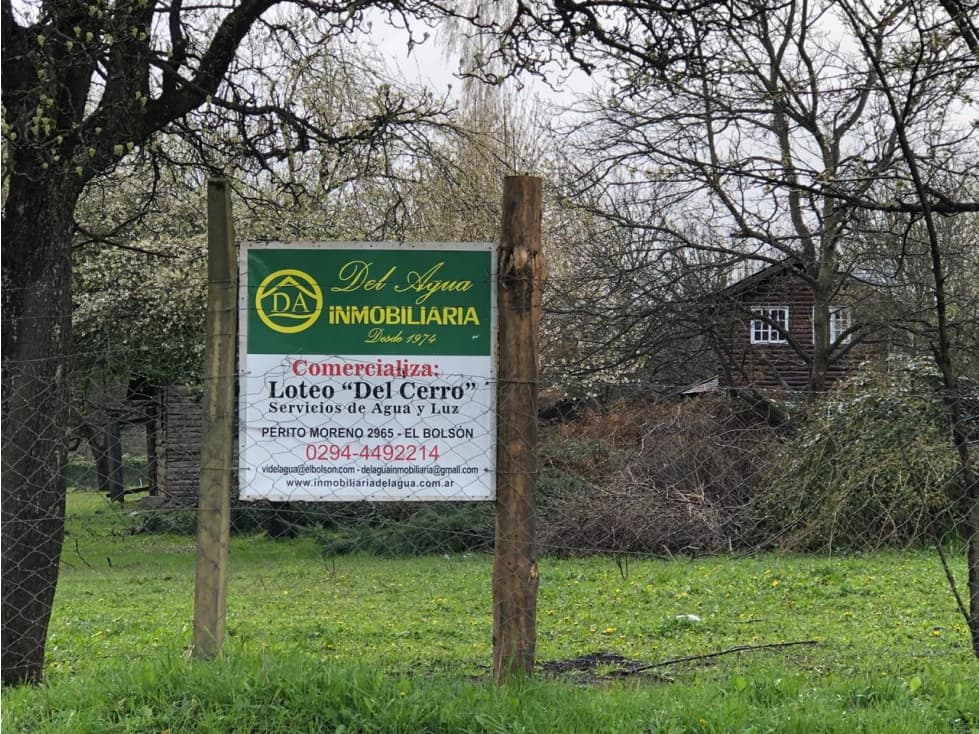 EN VENTA LOTES EN EL BOLSÓN LOTEO "DEL CERRO" LO-190 - 1