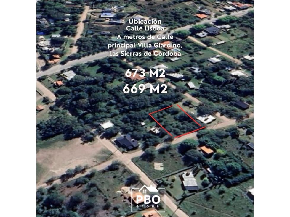 TERRENO VENTA VILLA GIARDINO 673M2 B°CENTRO - 1