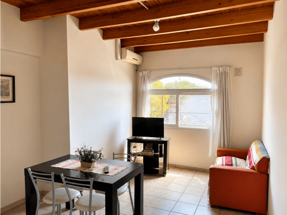 ALQUILER DE DEPARTAMENTO AMOBLADO FULL EN CIUDAD DE MENDOZA - 1