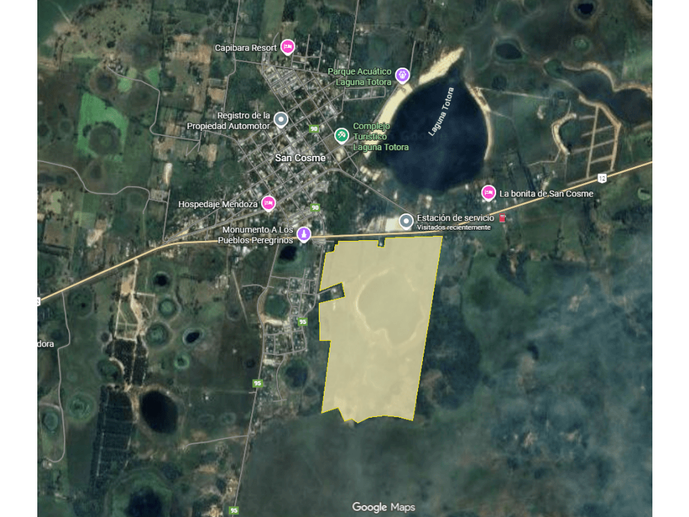 Terreno - Zona Ruta 12 Entrada San Cosme - Corrientes - 1