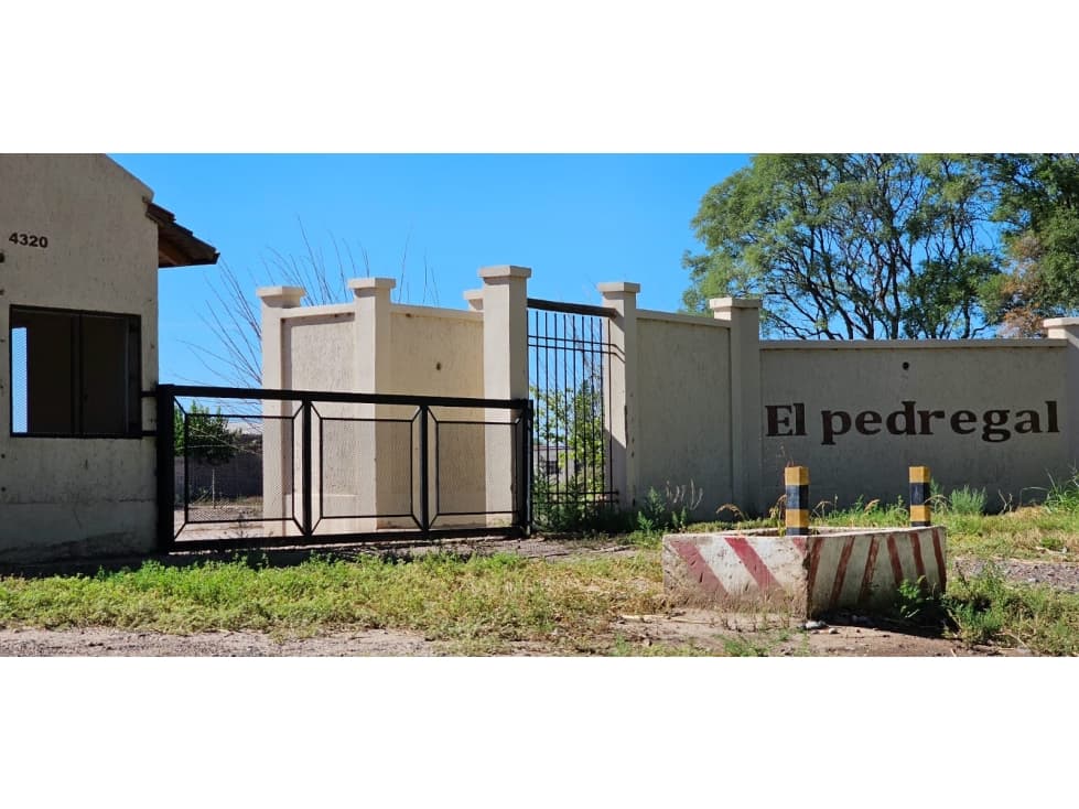 VENTA · TERRENO · B. CERRADO · R. DEL MEDIO · EL PEDREGAL· MZA - 1