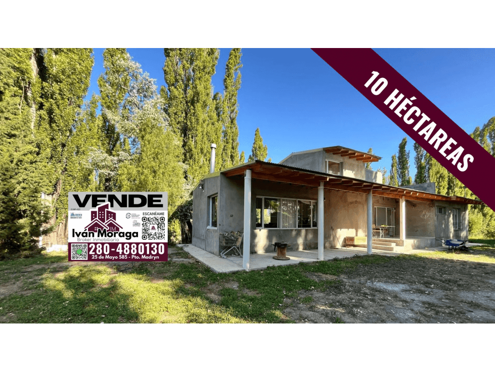 TRELEW - RÍO CHUBUT 10 HÉCTAREAS - 1