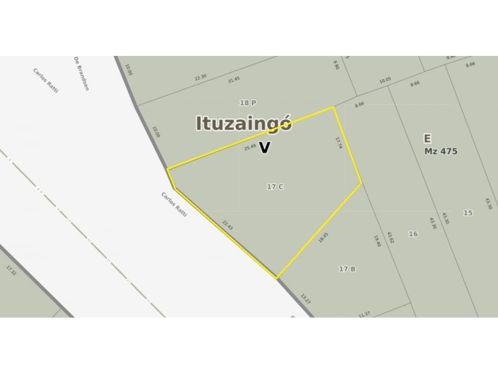 Lote en VENTA, Ratti 147 Ituzaingó - 1