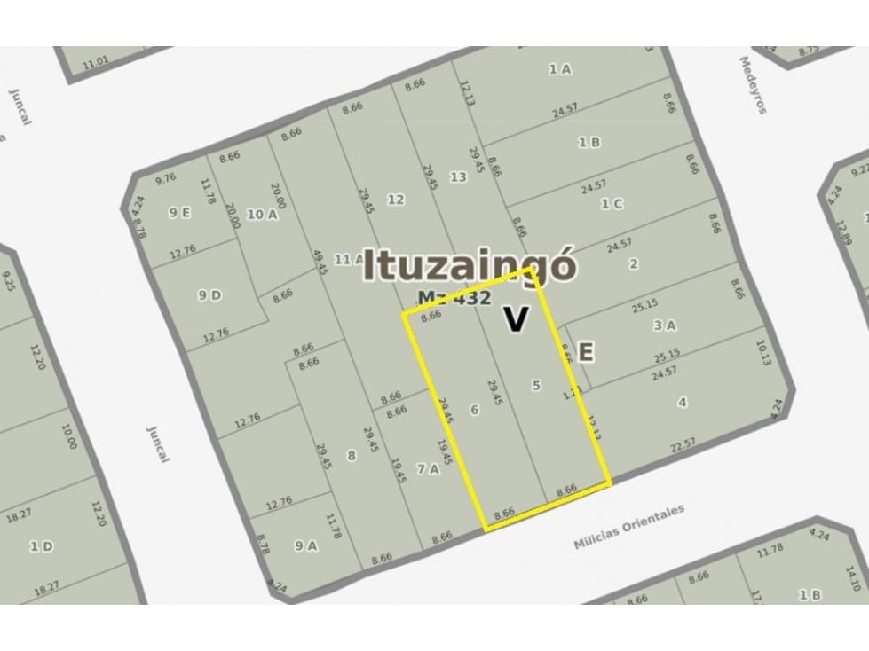 Lote en Venta RMA | Ideal Desarrollo | Milicias Orientales - 1