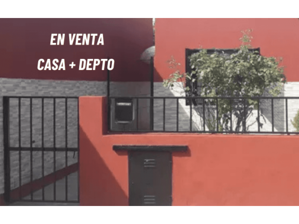 CASA y DEPTO en VENTA sobre mismo LOTE - 1