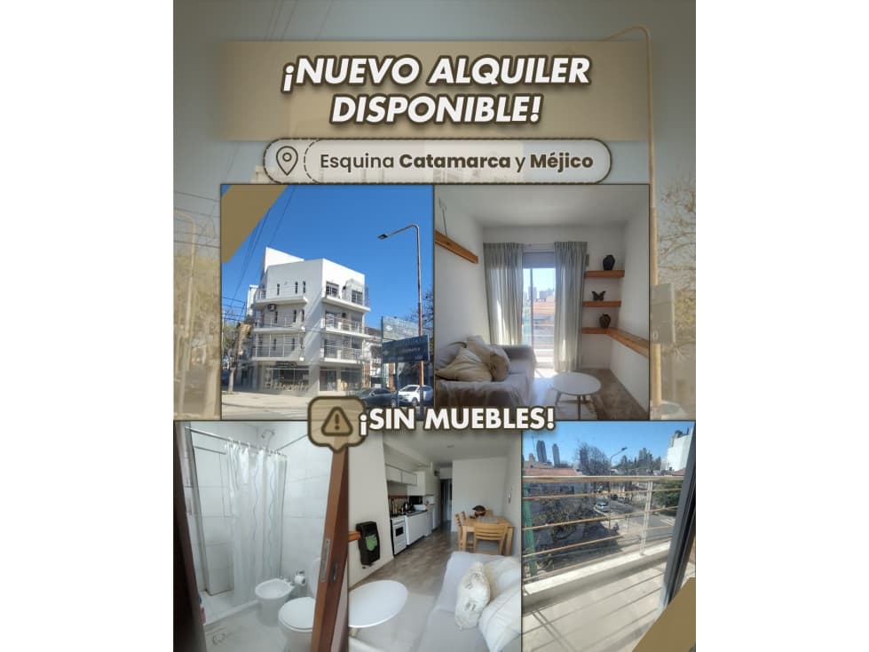 Alquiler Departamento 1 dormitorio México y Catamarca - 1