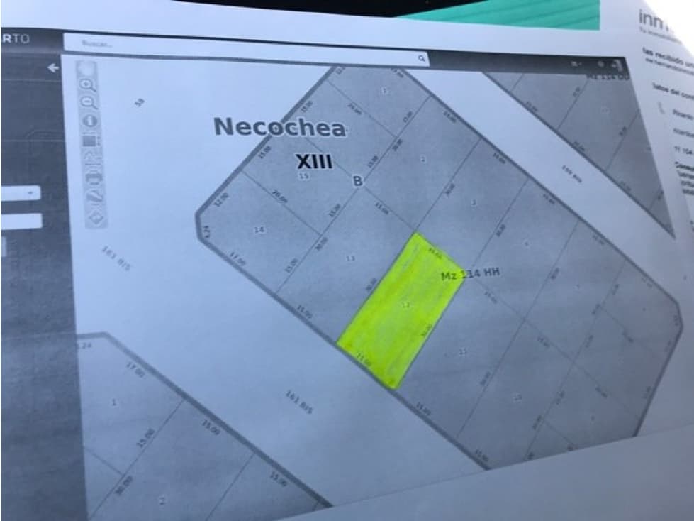 Terreno de 15mt frente por 30 mt de fondo 161bis y 58 - 1