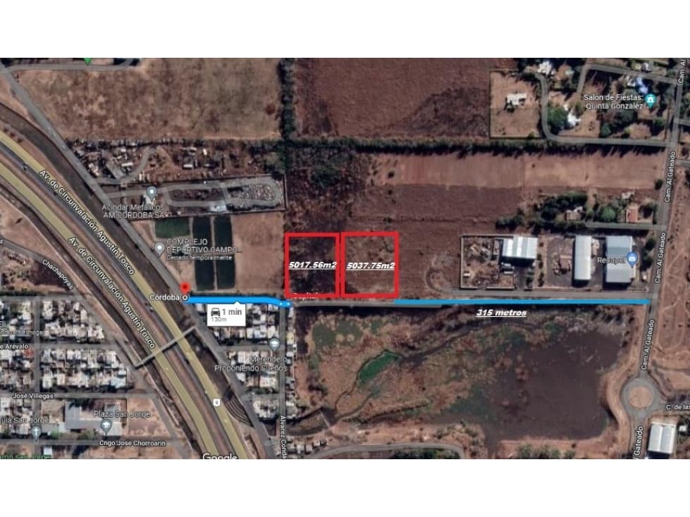 2 Lotes a Metros de Circunvalación Zona Villa Esquiu - 1