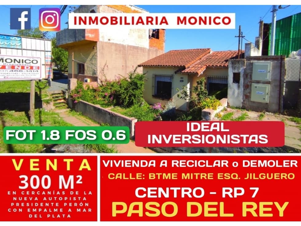 venta terreno paso del rey centro - 1
