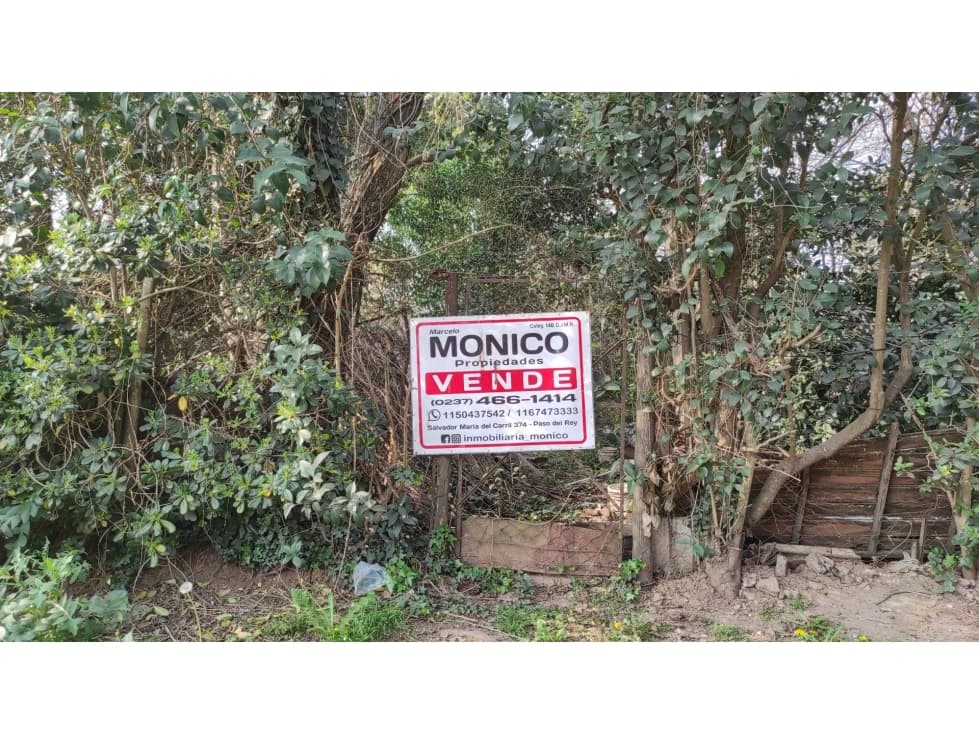 venta terreno 600 m² en paso del rey - 1