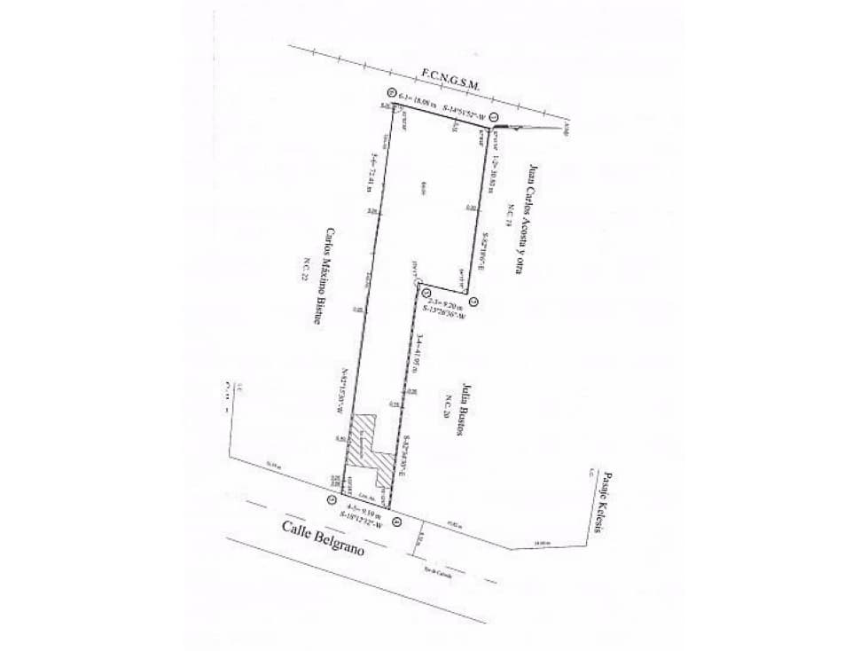 TERRENO 927 M2 EN VENTA - CIUDAD - MENDOZA - 1