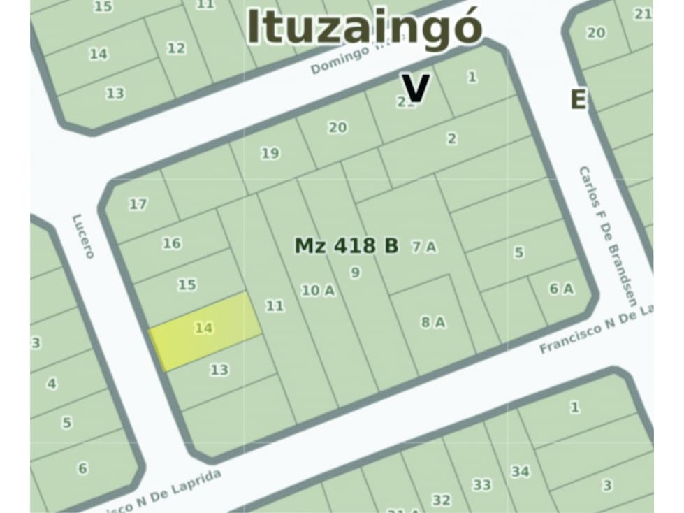Terreno Lucero 600 - Ituzaingó Norte - 1