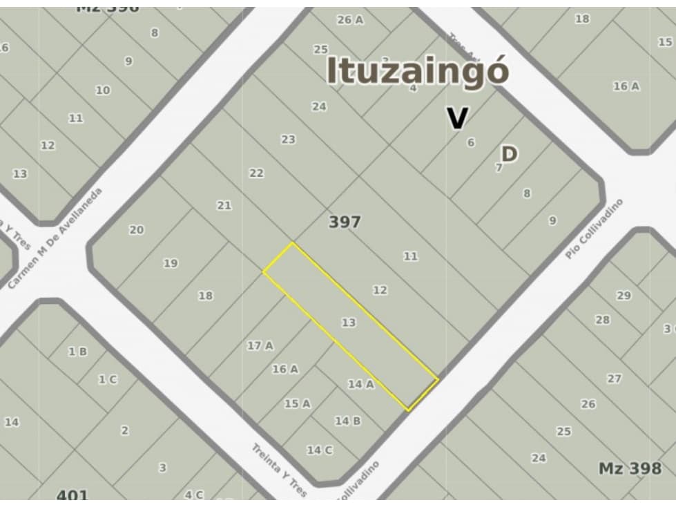 Terreno - Emperanza Ituzaingó Norte - 1