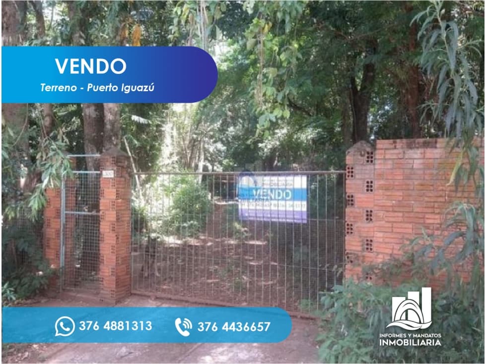 EN VENTA IMPORTANTE TERRENO EN PUERTO IGUAZÚ - 1