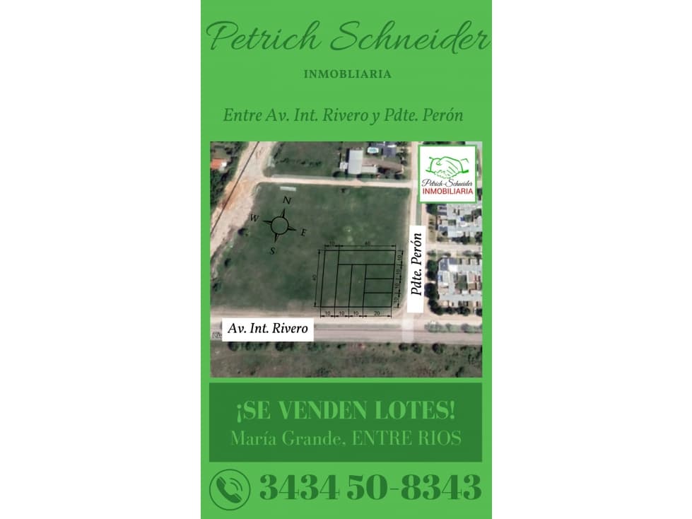 Se Venden Lotes en María Grande, Entre Ríos - 1