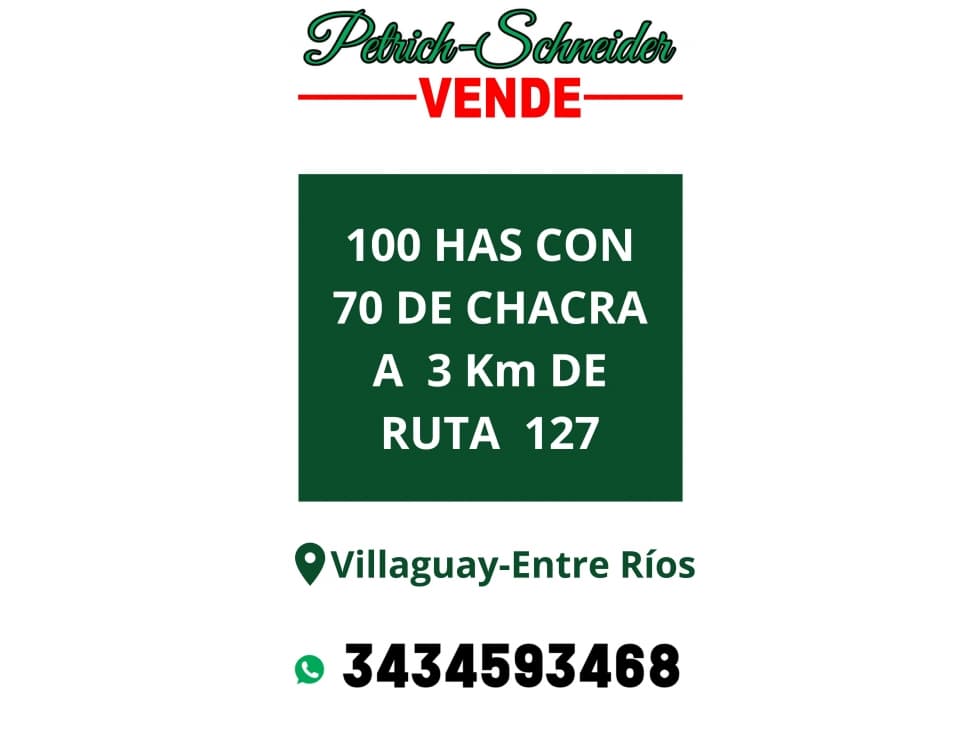 Se vende campo cerca de Villaguay - 1