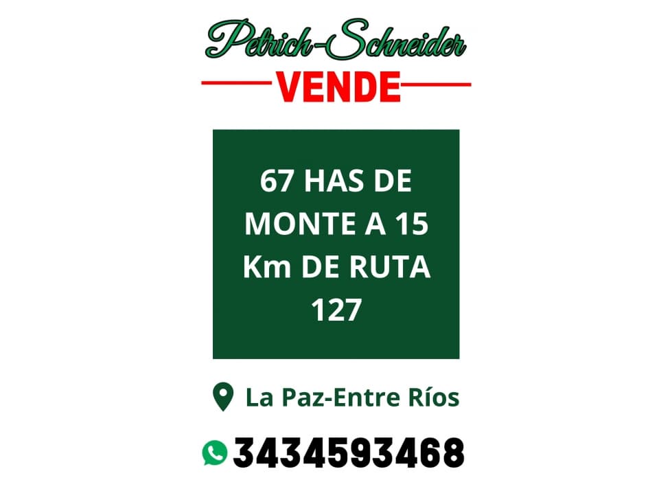 Se vende campo en departamento La Paz, Entre Ríos - 1