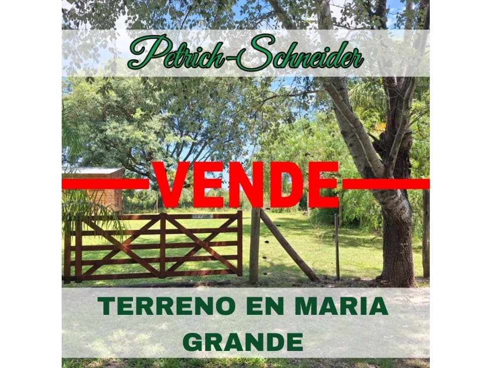 Se vende Lote cercano a Termas de María Grande - 1
