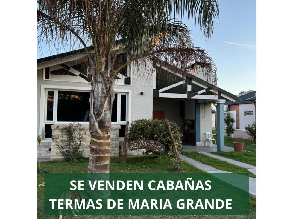 Se venden cabañas "Las Agatas" en Termas de María Grande - 1