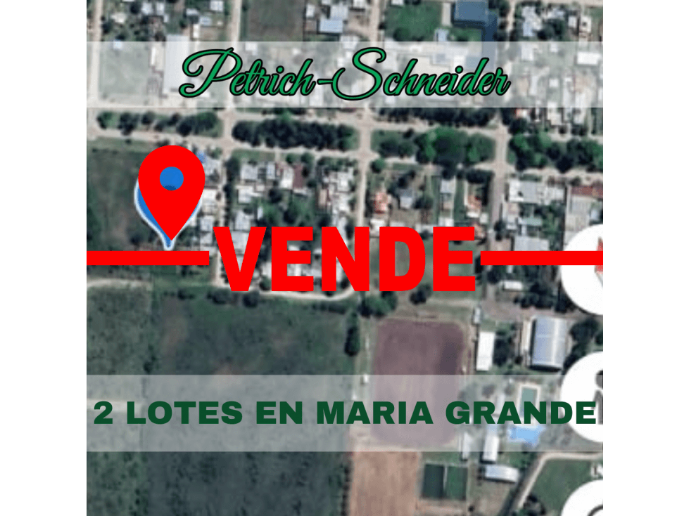 Se venden 2 lotes en Maria Grande, Entre Ríos. - 1