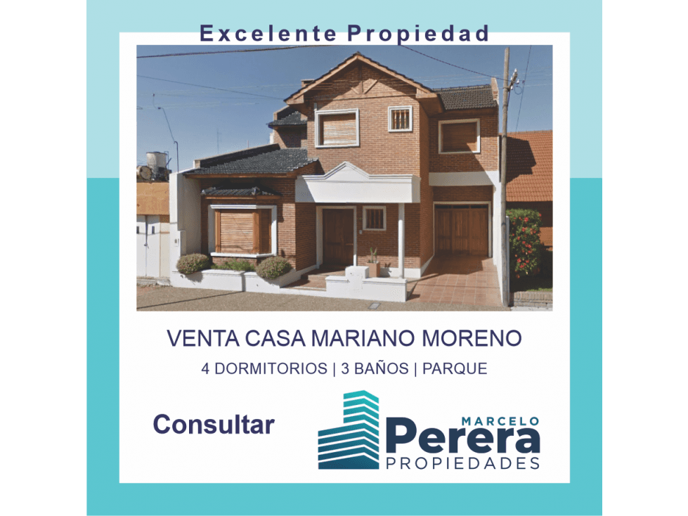 Venta | Casa | 4 dorm | Mariano Moreno - 1