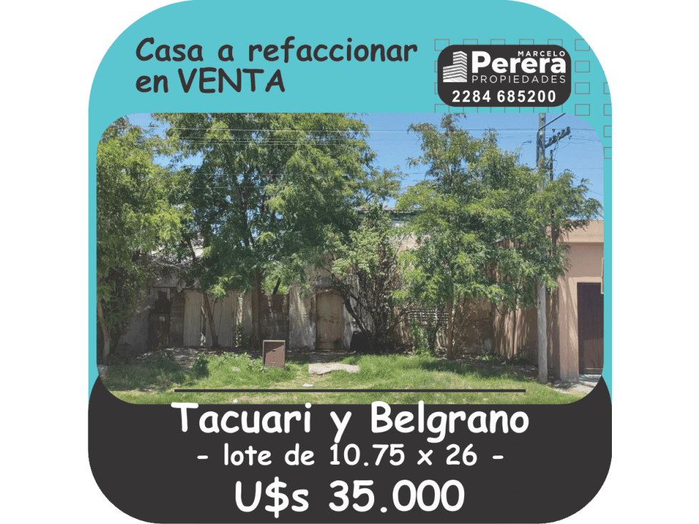 Venta | Casa | 1 dorm | a refaccionar nr - 1