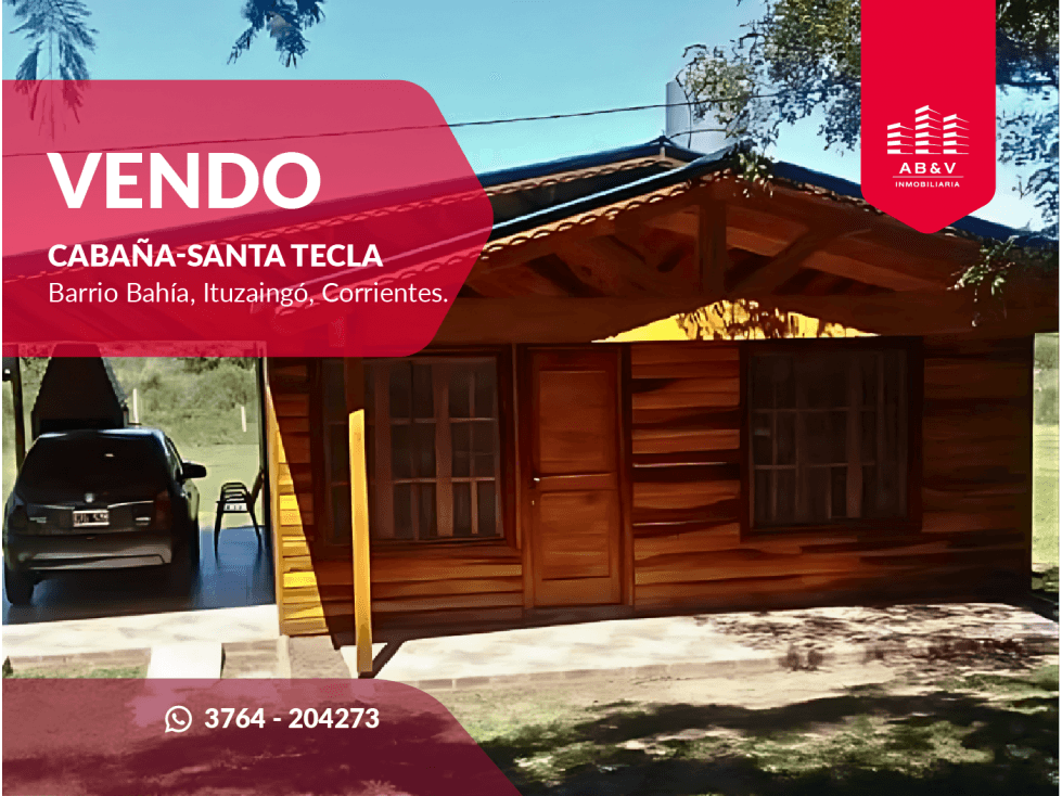 CABAÑA SANTA TECLA - ITUZAINGO - A 100 MTS RIO PARANA - 1