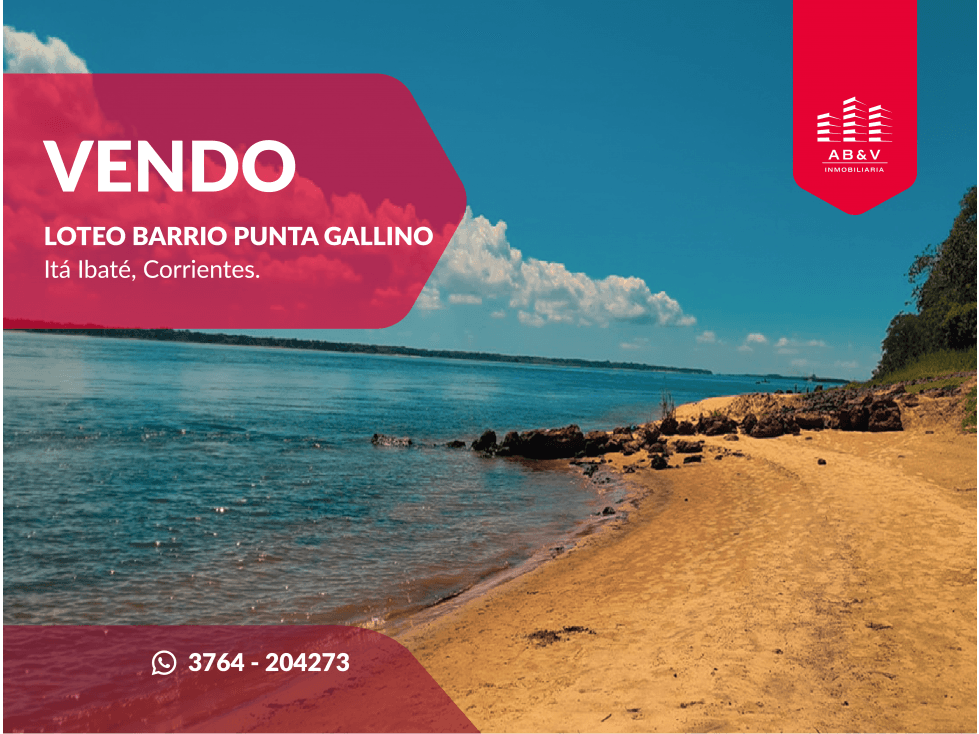 OPORTUNIDAD - ULTIMOS LOTES PUNTA GALLINO ITÁ IBATÉ - - 1
