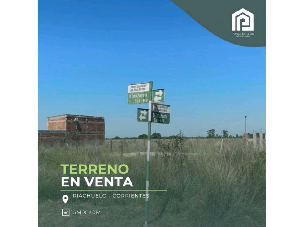 Terreno en Riachuelo . - 1