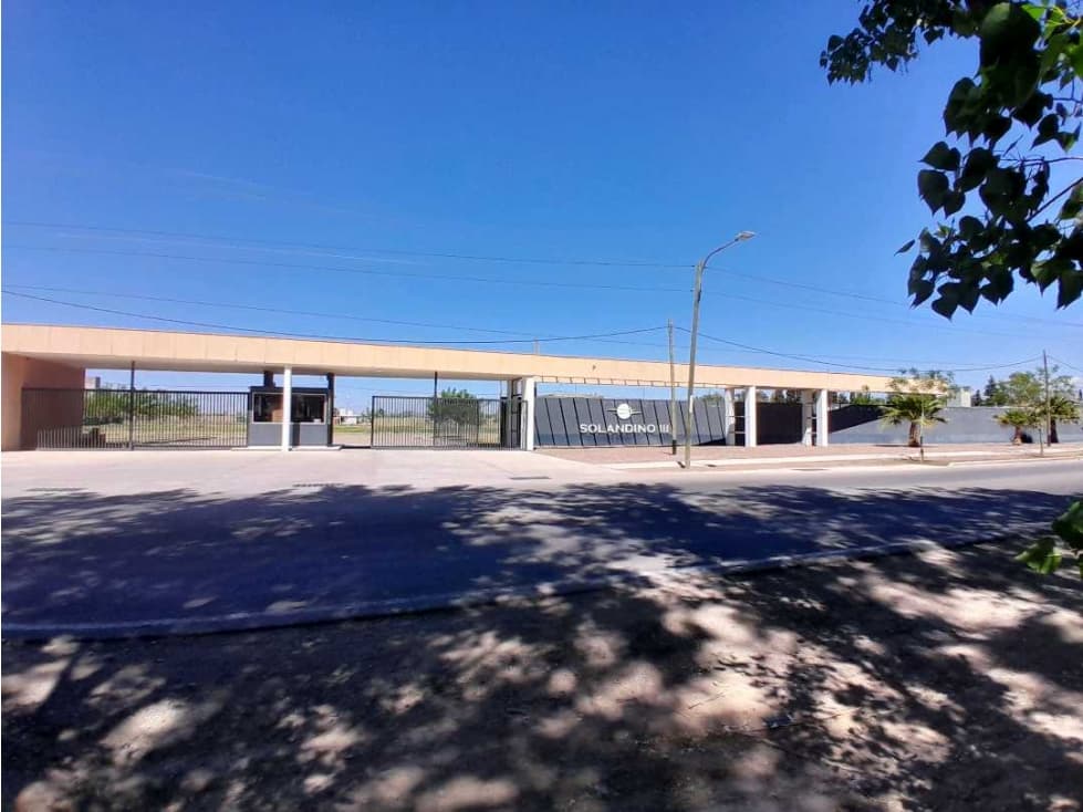 Vendemos Lote 300 mtr B° Priv."Sol Andino III" El Sauce Gllen Mza. - 1