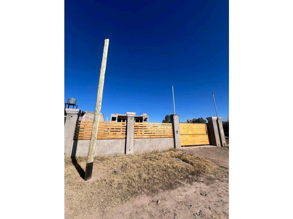 VENTA LOTE CON PISCINA Y CONSTRUCCIÓN EN OBRA GRUESA- RUSSELL,MAIPÚ - 1